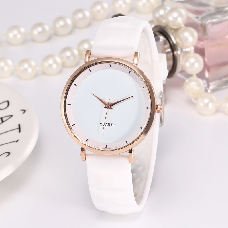 Montres Jelly Casual en silicone pour hommes et femmes