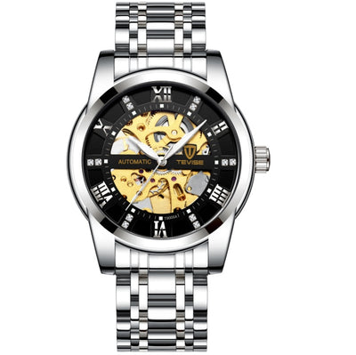 Montre de mode pour homme, montre mécanique automatique, montre creuse, montre étanche pour homme