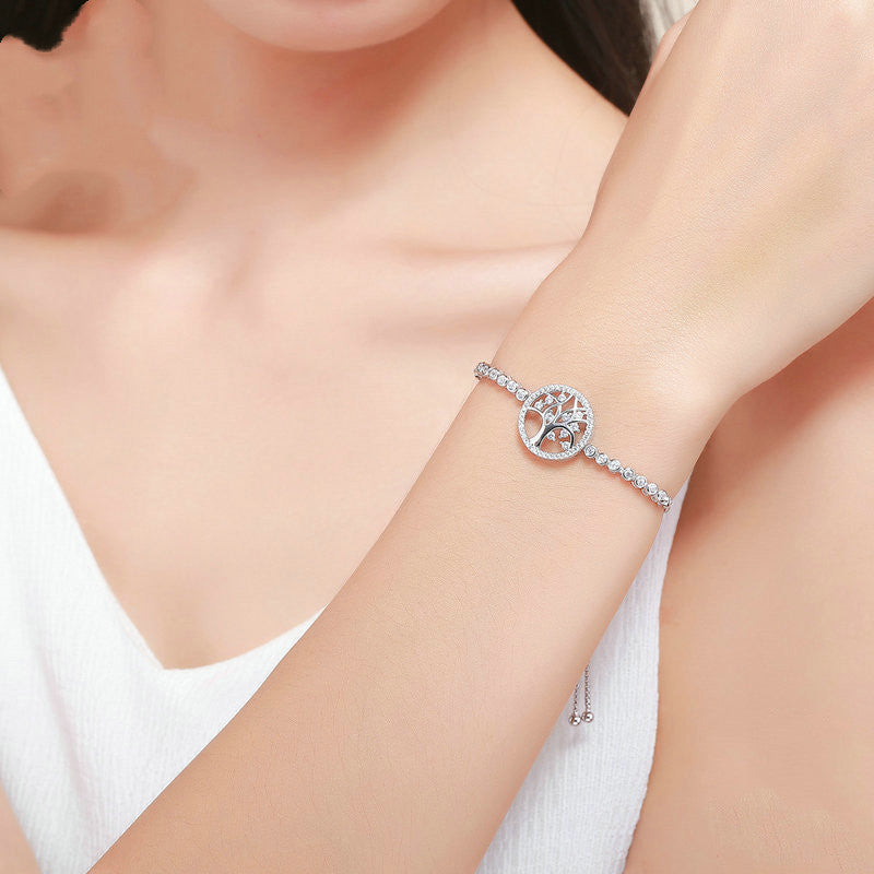 Bracelet Arbre de Vie en Argent