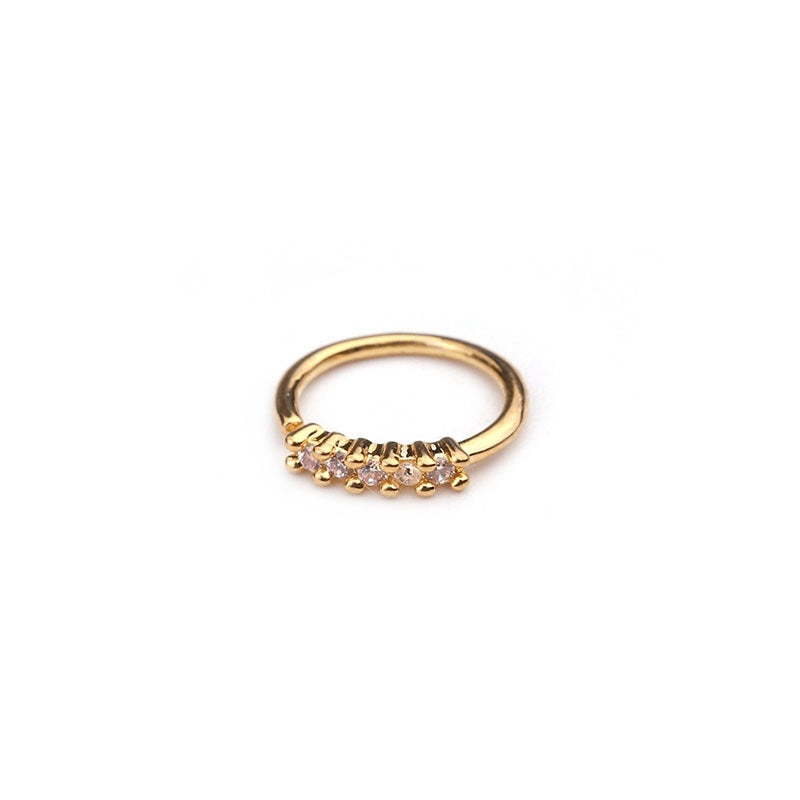 Piercing de nez, bijou de corps, anneau, petite fleur, hélix