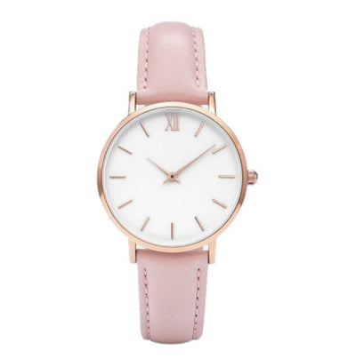 Montre à quartz simple et ceinture de loisirs