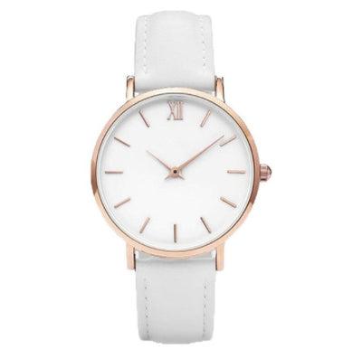 Montre à quartz simple et ceinture de loisirs