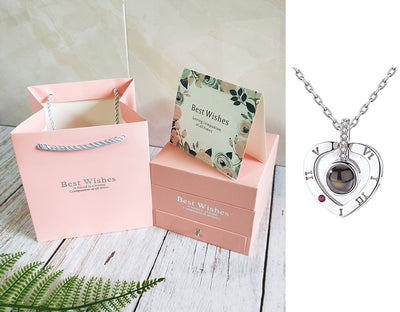 Coffret Cadeau Collier Rose