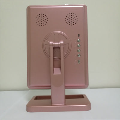 Miroir de maquillage tactile avec 20 LED, haut-parleur Bluetooth, grossissement x10