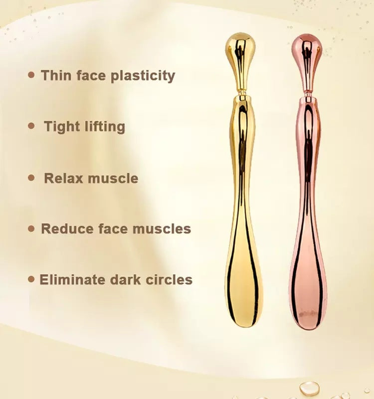Rouleau de crème pour les yeux pour le visage, spatule en métal