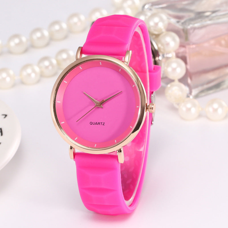 Montres Jelly Casual en silicone pour hommes et femmes