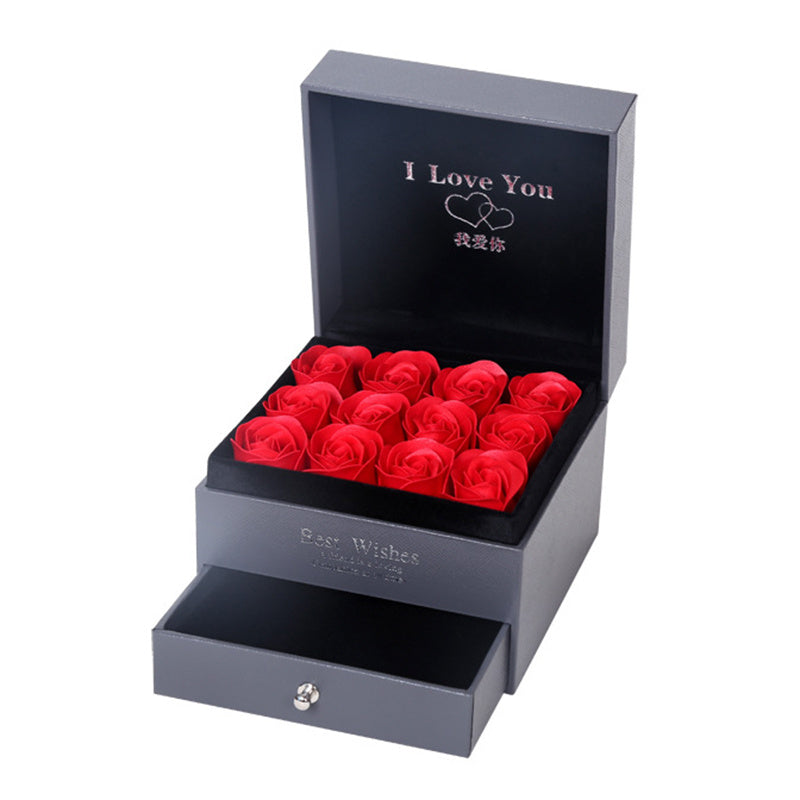 Coffret Cadeau Collier Rose