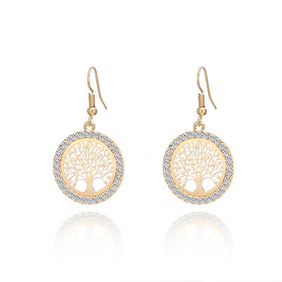 Boucles d'oreilles Arbre de vie