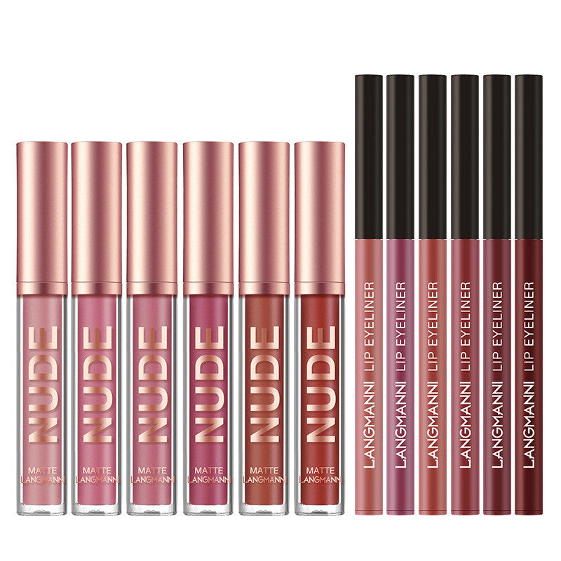 Crayon à lèvres et rouge à lèvres, lot de 12 pièces