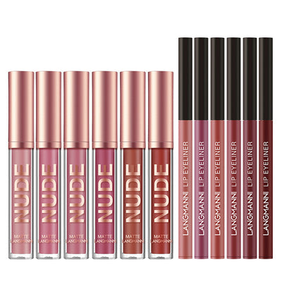 Crayon à lèvres et rouge à lèvres, lot de 12 pièces