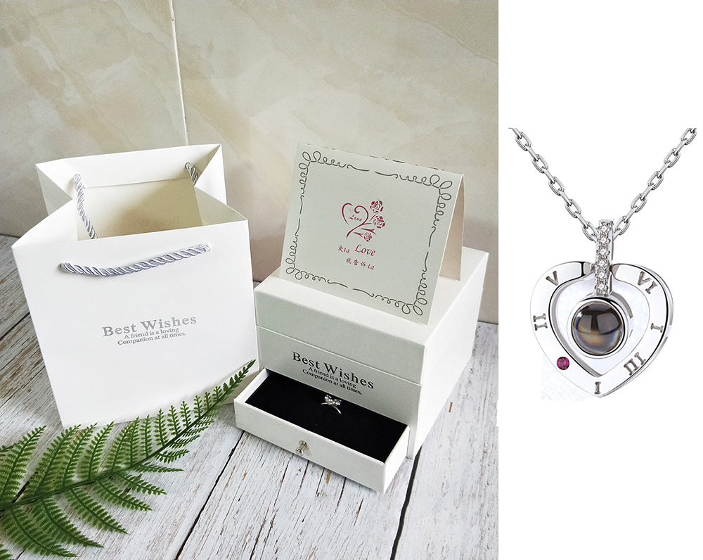 Coffret Cadeau Collier Rose