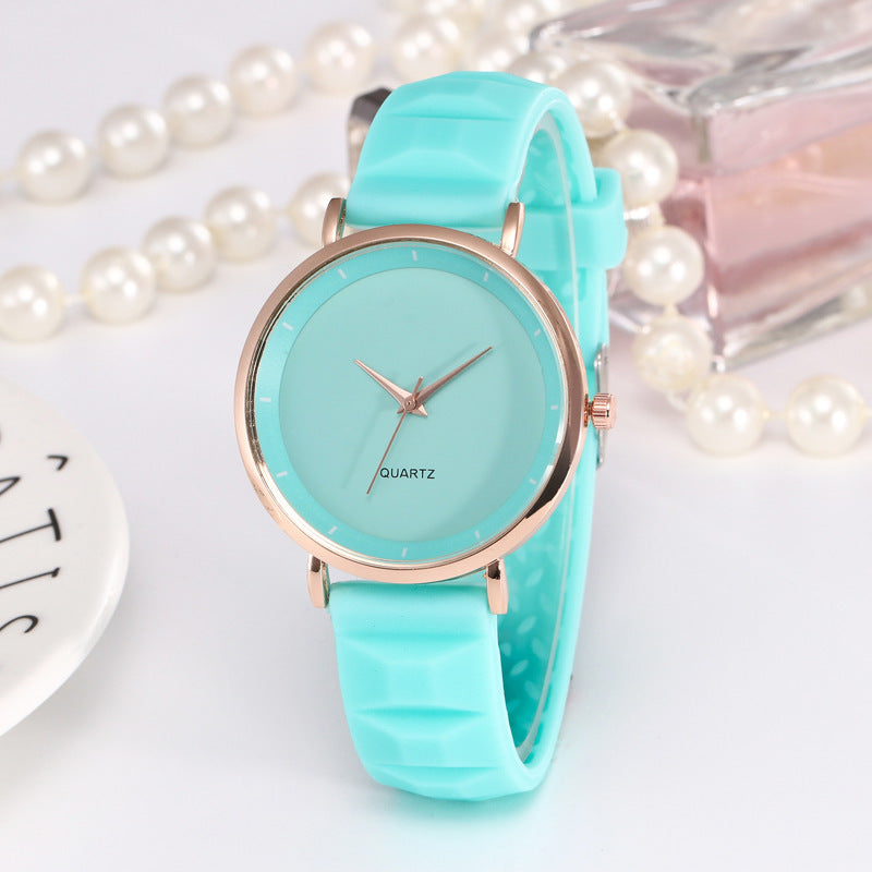 Montres Jelly Casual en silicone pour hommes et femmes