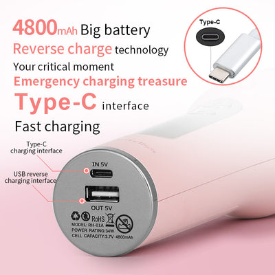 Fer à boucler automatique sans fil, écran LCD USB, chauffage céramique, anti-permanente