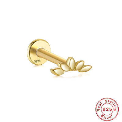 Boucles d'oreilles à tige en argent sterling S925 avec libellule multi-diamants et œil de cheval