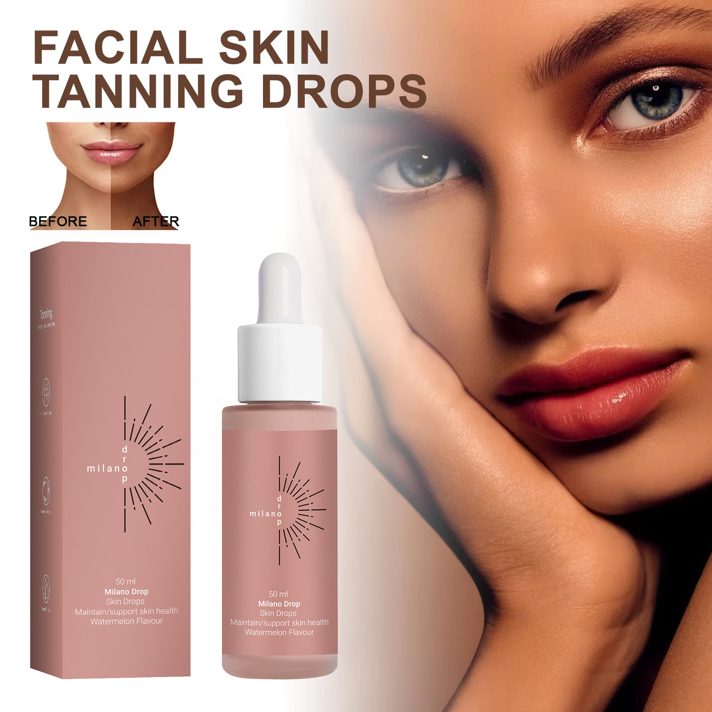 Sérum bronzant pour le visage
