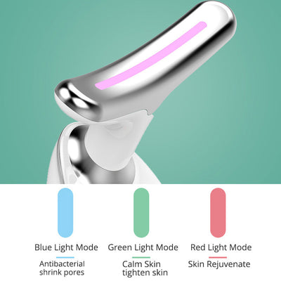 Appareil de massage thermique EMS pour le cou, lifting et raffermissement, micro-courant électrique, anti-rides