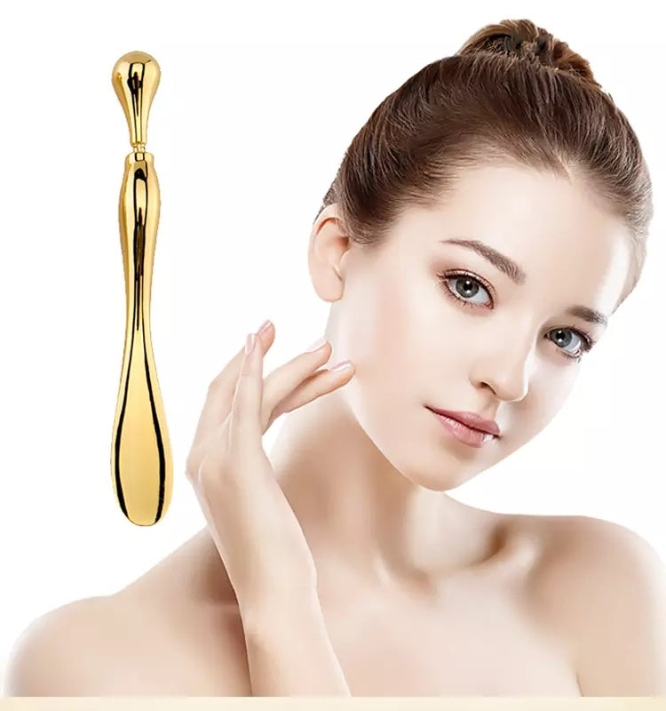 Rouleau de crème pour les yeux pour le visage, spatule en métal